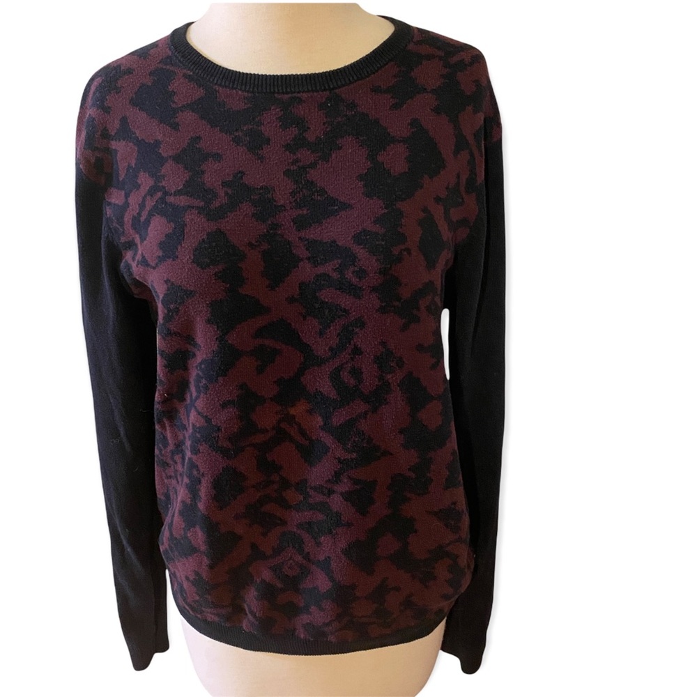 The Rail Maroon and Black Sweatshirt